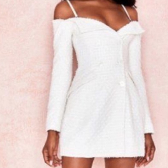 House of CB XS Nia Tweed Blazer Dress - Picture 3 of 11